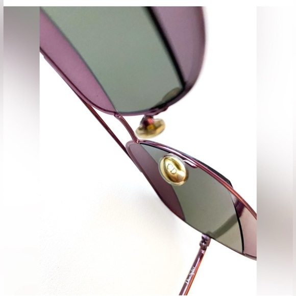 ? NWT The Funky Aviator Dior Split Blue And Pink Mirror 59MM Sunglasses main image 10